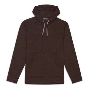 Soft Jersey Pullover Hoodie, Lululemon, Heathered espresso color